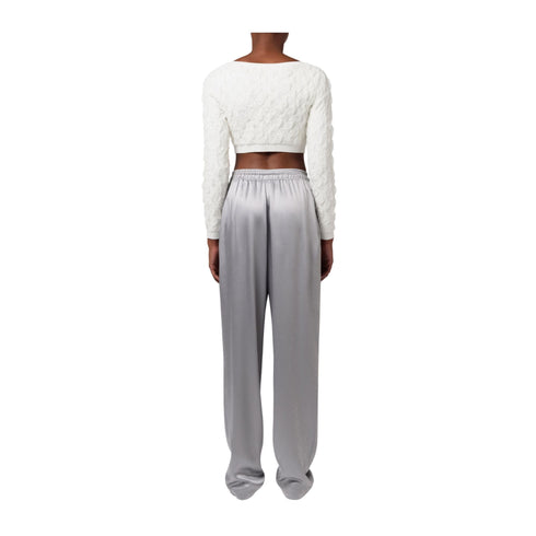 Elisabetta Franchi Pantaloni Pantalone Donna modello joggers Piombo - Francavilla Moda